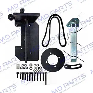 Suporte do Compressor 5H14/7H15 Caminhão Volkswagen Man 6 Cilindros 17-280 / 24-280 / 26-280 com Ar Condicionado