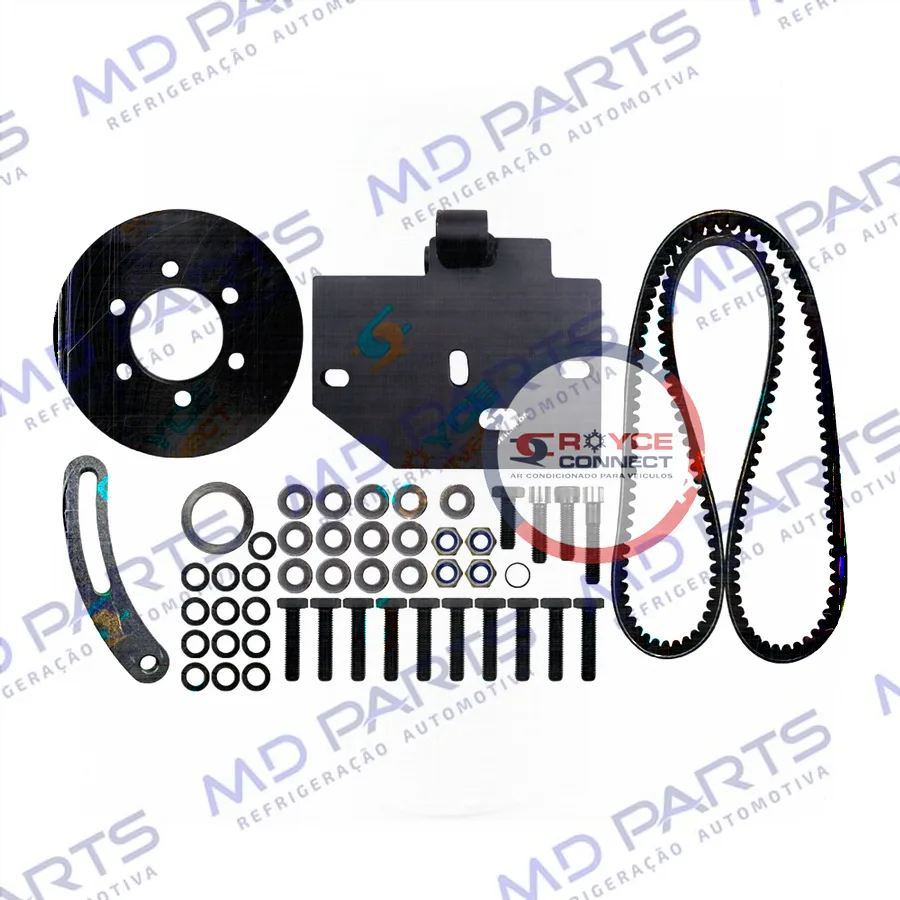 Suporte do Compressor Modelo 5H14/7H15 Polia 2A Caminhão Ford Cargo 816 / 1419 / 1719 / 2728 para Substituir Original