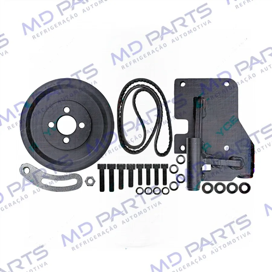 Suporte do Compressor Modelo 5H14/7H15 Polia 8pk Caminhão Iveco City 30-S13 / 35-S13 para Instalação