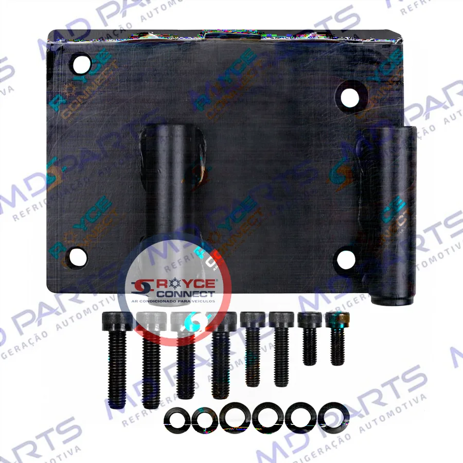 Suporte Compressor Modelo 5H14/7H15 Polia 8pk Ford F250 / F4000 para Substituir Original
