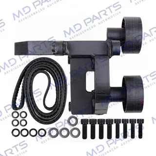 Suporte do Compressor Modelo 5H14/7H15 Polia 8PK Caminhão Mercedes Benz Accelo 815 / 915 / 1016 Eletrônico