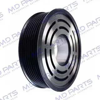 Polia Do Compressor Denso 10PA13/ 10PA15/ 10PA17 8PK 125mm