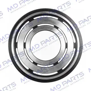 Polia Do Compressor Delphi CVC Volkswagen Fox/ Chevrolet Celta/ Zafira 6PK 117mm