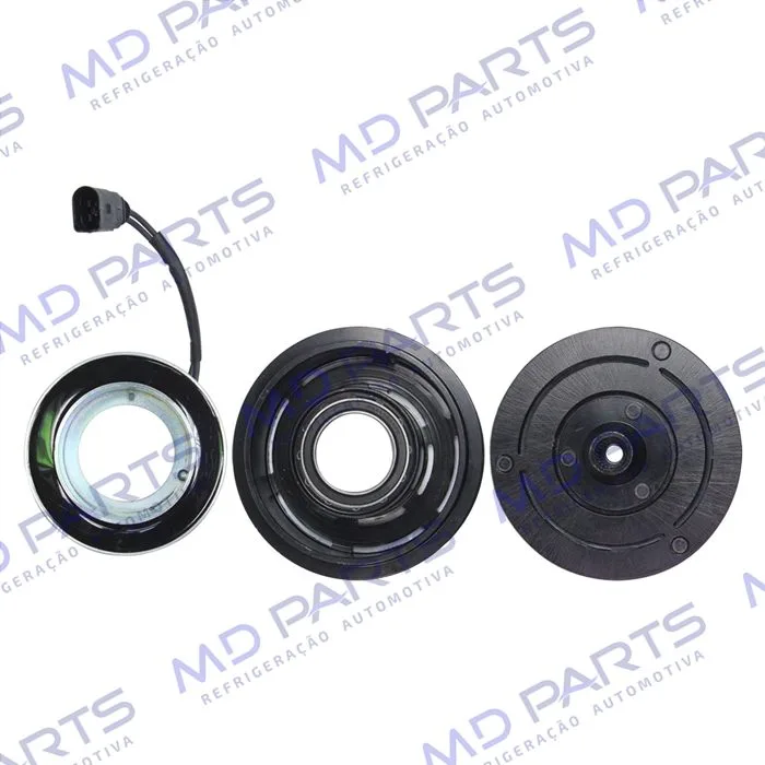Conjunto de Embreagem do Compressor Delphi CVC Volkswagen Fox - 12 Volts Polia 6pk 114mm — foto 3