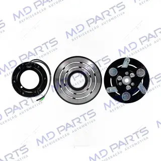 Conjunto de Embreagem do Compressor Sanden TRSA09 Honda Civic 2001 Até 2006 12 Volts Polia 6pk 112mm (Para Compressor Original)
