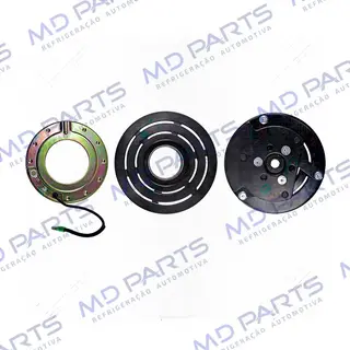Conjunto de Embreagem do Compressor Sanden TRS90 RC.600.089 Honda Accord / Jac J3 - 12 Volts Polia 5pk 106mm