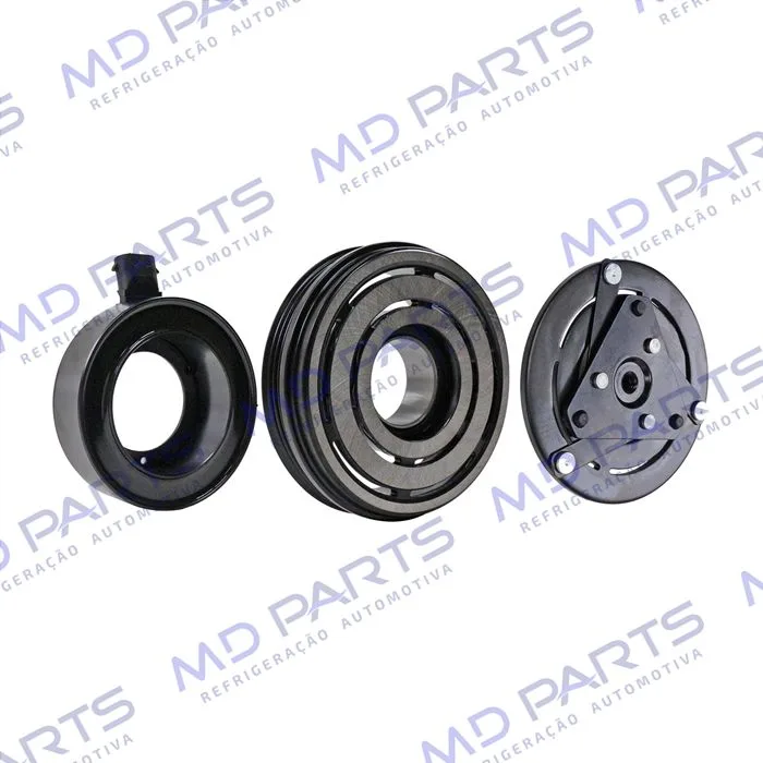Conjunto de Embreagem do Compressor Delphi/Mahle RC.600.108 Volkswagen Fox / Gol G5 - 12 Volts Polia 3pk 114mm