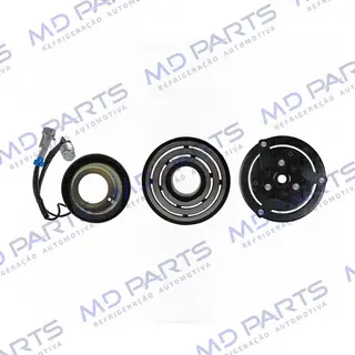 Conjunto de Embreagem do Compressor RC.600.064 Scroll Chevrolet Tracker/ Spin/ Onix/ Sonic 1.6/ Cobalt 1.8 - 12 Volts Polia 5pk 103mm