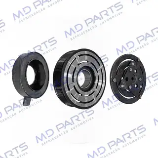 Conjunto de Embreagem do Compressor CVC Delphi 20069 Renault Megane 2.0 - 12 Volts Polia 7pk 119mm