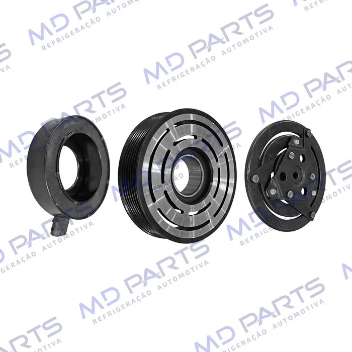 Conjunto de Embreagem do Compressor CVC Delphi 20069 Renault Megane 2.0 - 12 Volts Polia 7pk 119mm