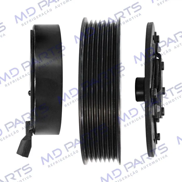 Conjunto de Embreagem do Compressor CVC Delphi 20069 Renault Megane 2.0 - 12 Volts Polia 7pk 119mm — foto 5