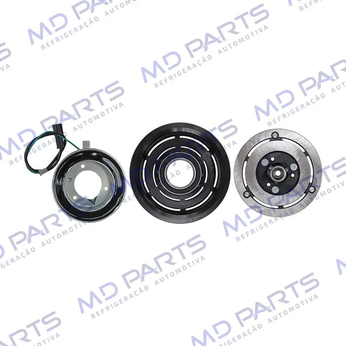 Conjunto de Embreagem do Compressor Valeo DSK-15DS Caminhão Volkswagen Constellation - 24 Volts Polia 4pk 120mm — foto 4