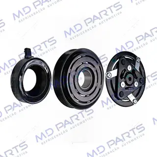 Conjunto de Embreagem do Compressor Original Mahle RC.600.441 Fiat Argo/ Cronos/ Mobi/ Uno/ Strada Feedom CS1.3 2021>/ Citroën C3 2022> - 12 Volts Polia 5pk 114mm