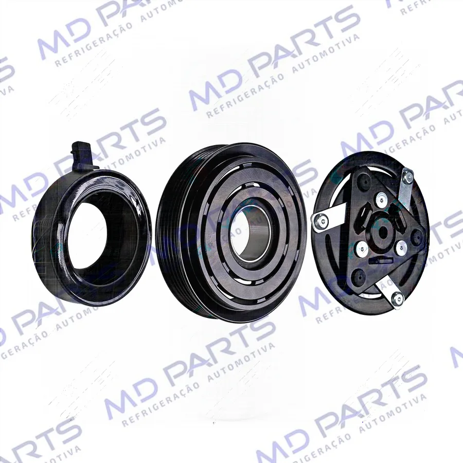 Conjunto de Embreagem do Compressor Original Mahle RC.600.441 Fiat Argo/ Cronos/ Mobi/ Uno/ Strada Feedom CS1.3 2021>/ Citroën C3 2022> - 12 Volts Polia 5pk 114mm