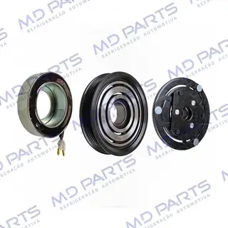 Conjunto de Embreagem do Compressor Calsonic Fiat Uno / Palio / Novo Uno 12 Volts Polia 5pk 119mm