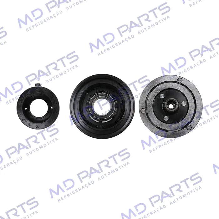 Conjunto de Embreagem do Compressor Denso Scroll Fiat Palio / Uno Fire 12 Volts Polia 5pk 120mm — foto 4