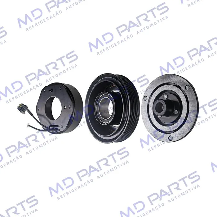 Conjunto de Embreagem do Compressor DF11 Hyundai HB20 Motor 1.0 - 12 Volts Polia 5pk 123mm — foto 2