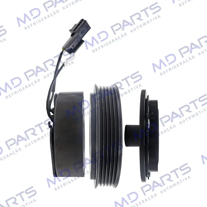 Conjunto de Embreagem do Compressor DF11 Hyundai HB20 Motor 1.0 - 12 Volts Polia 5pk 123mm — foto 5