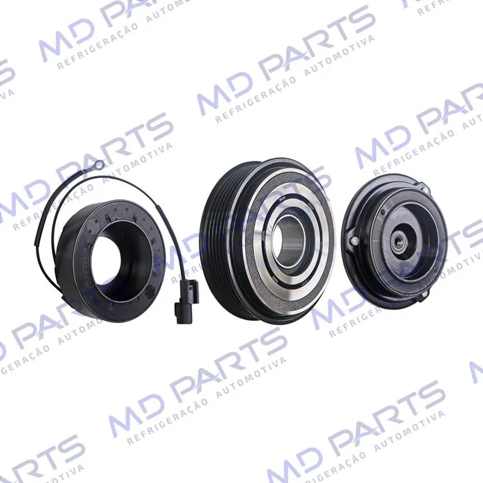 Conjunto de Embreagem do Compressor DF13 Hyundai HB20 Motor 1.6 - 12 Volts Polia 6pk