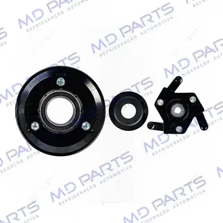 Conjunto de Embreagem do Compressor Mahle RC.600.411 Volkswagen Golf/ Nivus/ Polo/ T-Cross/ Taos/ Virtus/ Audi A3/ Q3 - 12 Volts Polia 6pk 114mm
