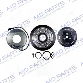 Conjunto de Embreagem do Compressor Calsonic Original Chevrolet S10 2012> Motor 2.8 Diesel - 12 Volts Polia 6pk 134mm