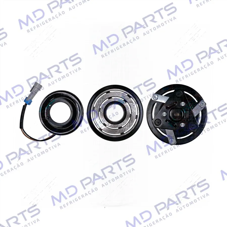Conjunto de Embreagem do Compressor Mahle RC.600.374 Fiat Uno Vivace/Way 2010>/ Siena/Palio/Strada 2010>/ Mobi 2016>/ Fiorino 1.4 2016> - 12 Volts Polia 5pk 119mm