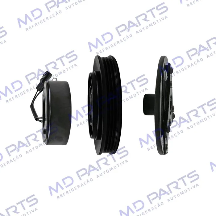 Conjunto de Embreagem do Compressor Renault Kwid (Para Compressor Original) - 12 Volts Polia 3pk 132mm — foto 5