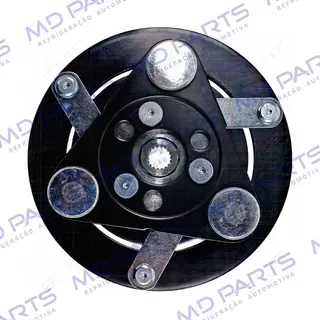 Embreagem do Compressor Sanden TRS09 Honda Civic 2001 Até 2006 Eixo Estriado (Compressor Original)