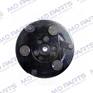 Embreagem do Compressor Sanden TRS090 Honda Civic 1996 Até 2000 Eixo Estriado (Compressor Original)