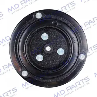 Embreagem do Compressor Original Chevrolet Trailblazer 2013 Até 2020 Eixo Estriado