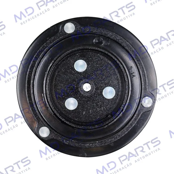 Embreagem do Compressor Original Chevrolet Trailblazer 2013 Até 2020 Eixo Estriado