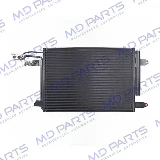 Condensador Volkswagen Jetta 2007 Até 2009 / Golf 2012> Fluxo Paralelo OEM: 1K0820411Q