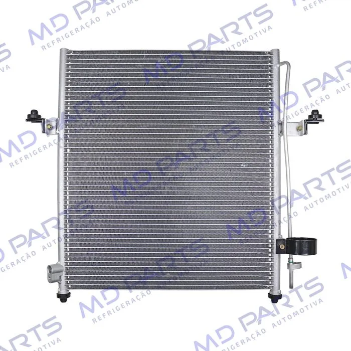 Condensador Mitsubishi L200 Triton HPE Gasolina V6 / Diesel 2007 Até 2011 / Pajero Dakar Fluxo Paralelo OEM: MN123642