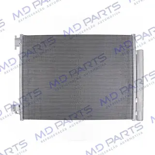 Condensador Renault Logan / Sandero 1.0 e 1.6 2014> / Sandero 2018> 3 Cilindros / Duster 2014> / Oroch 2016> / Captur 2018> Fluxo Paralelo OEM: 921001908R