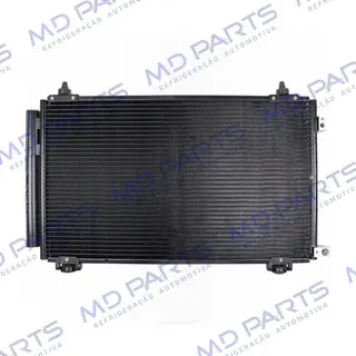 Condensador Toyota Corolla 2001 Até 2007/ Fielder 2005 Até 2008/ Lifan 620 2011/ X60 Fluxo Paralelo