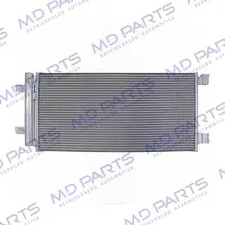 Condensador Chevrolet Tracker 1.0/1.2 Turbo 2020>/ Montana 1.2 Turbo 2023> Fluxo Paralelo OEM: 26325181/ 26405418