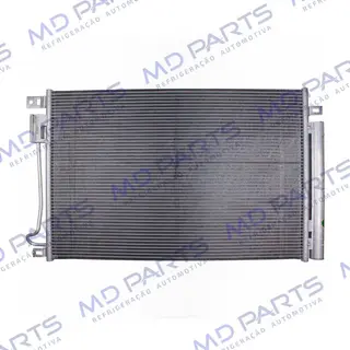 Condensador Chevrolet Cobalt/ Onix/ Prisma/ Spin 2013 Até Mês 06/2016 / Tracker 2013 Até 2019 Fluxo Paralelo OEM: 96945773 / 95286873