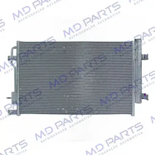 Condensador Chevrolet Cobalt / Prisma / Spin Após 08/2017> / Onix Mês 07/2016 Até 2018 Fluxo Paralelo OEM: 52083727 / 16479564