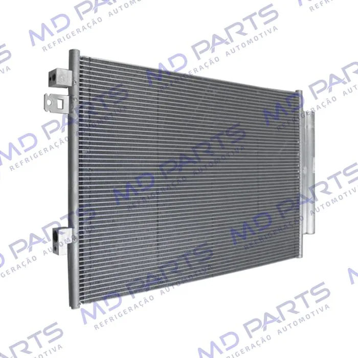 Condensador Fiat Novo Uno 2017> / Mobi 2017>/ Strada 2019> Sistema Denso Fluxo Paralelo OEM: 52033773 — foto 2