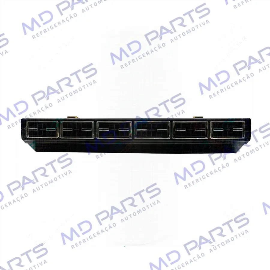 Caixa Evaporadora Universal Micro-Bus com Válvula Block 6 Difusores 2 Motores 3 Velocidades - 12 Volts com Painel 32000 BTUS