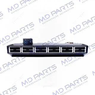 Caixa Evaporadora Universal Micro-Bus com Válvula Block 6 Difusores 2 Motores 3 Velocidades - 24 Volts com Painel 32000 BTUS