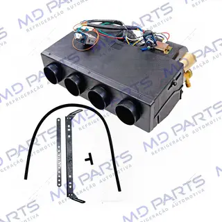 Caixa Evaporadora Universal Com Válvula de Expansão Capilar - 12 Volts 4 Dutos