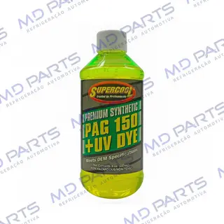 Óleo para Compressor R134a PAG 150 Supercool 237ml com Contraste Ultravioleta