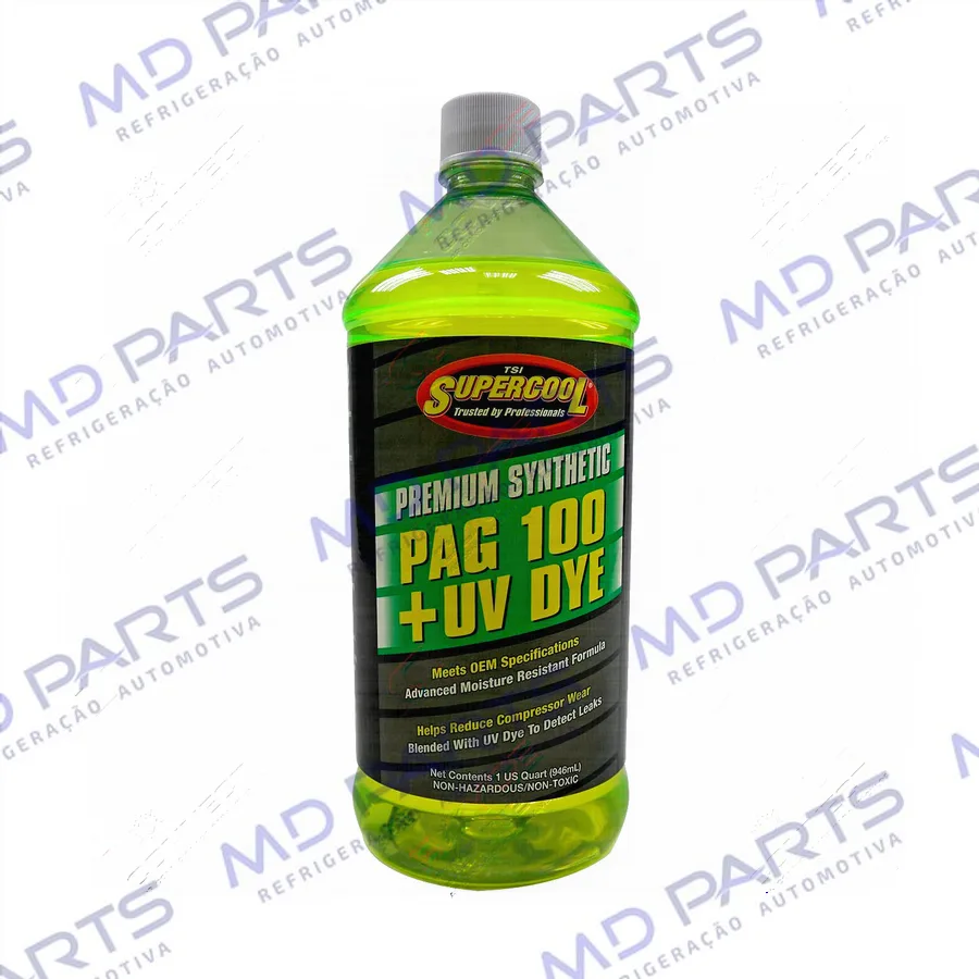 Óleo para Compressor R134a PAG 100 com Contraste Supercool 946 ml